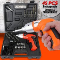 45 pcs cordless screwdriver Rechargeable