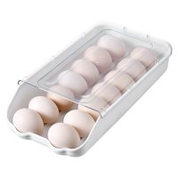 Egg Holder Large Capacity Egg Storage Box Container for Fridge