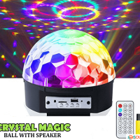 LED Crystal Magic DJ Lights With Music Disco Lights For Party 