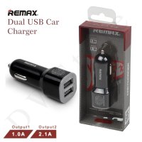 Original REMAX Dual USB Port Car Charger 2.1 A Output Charger Adapter For Mobile Phone Smartphone 