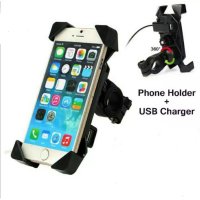 Mobile Holder for Bike Bicycle With USB Port Charger