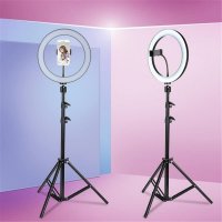 10 Inch Selfie Ring Light with Tripod Stand & Cell Phone Holder best tik tok video Lights 