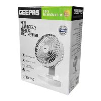 Geepas 8" Rechargeable Fan