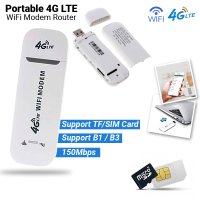 LTE 4G USB Modem With Wi-Fi Hots Port Multi Sim And Micro Card Adapter