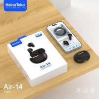 Haino Teko Air 14 - Black New Arrival Earbuds Wireless Earphone Headset Noise Cancelling TWS Wireless Earbuds