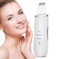  Ultrasonic Face Skin Scrubber Facial Cleaner Peeling Vibration Blackhead Removal Exfoliating Pore Cleaner Tools