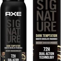 Axe Signature Dark Temptation No Gas Deodorant Bodyspray For Men 122 ML 