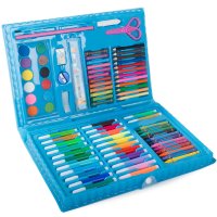 86pcs/Set Kids Drawing Pen Watercolor Painting Crayons Set Box Drawing Tools