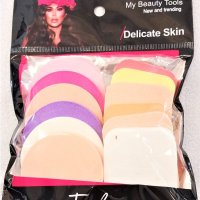 Touch Me Make-up Foundation Facial Sponge For Delicate Skin 12 pcs