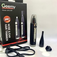 Geemy  2in1 Rechargeable Nose And  Ear Hair Trimmer GM-3109