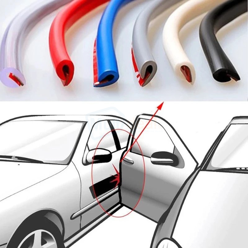 5M Car Door Edge Scratch Protector Sticker Bumper Strip Best price in