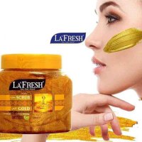 Original La Fresh Gold Scrub For Face And Body 500ML