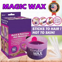 Magic Wax Microwavable Waxing Kit Painless Hair Removal Wax